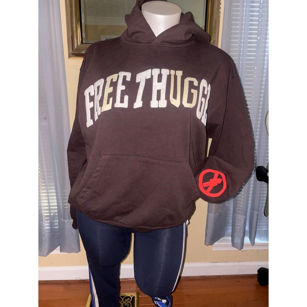 Travis Scott CPFM Days Before Rodeo Free Thugger Hoodie Brown XL - Picture 1 of 6